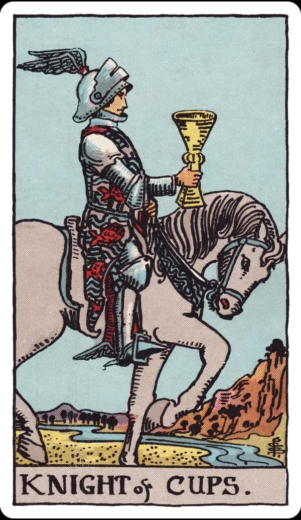 ไพ่ อัศวินแห่งถ้วย (Knight of Cups)