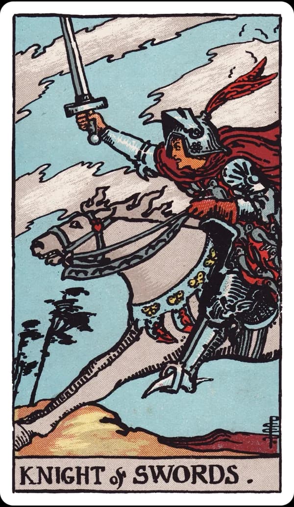 ไพ่ อัศวินแห่งดาบ (Knight of Swords)