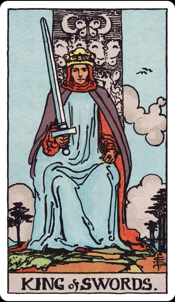 ไพ่ ราชาแห่งดาบ (King of Swords)